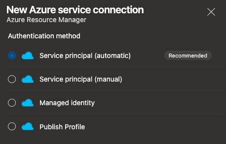 Azure DevOps - ARM service principal